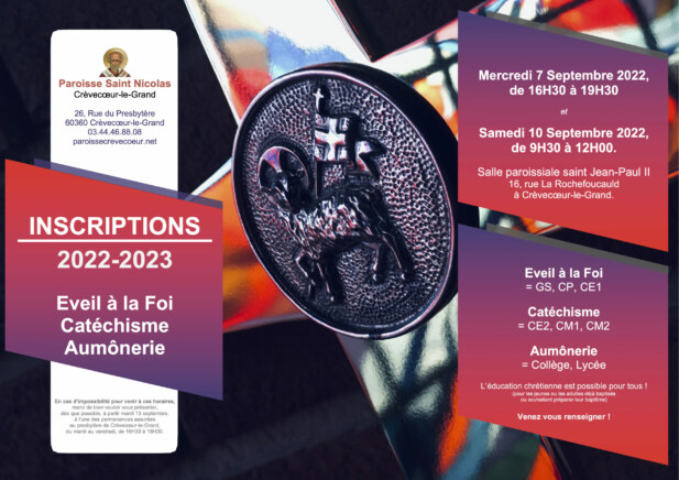 Inscriptions KT 2022-2023