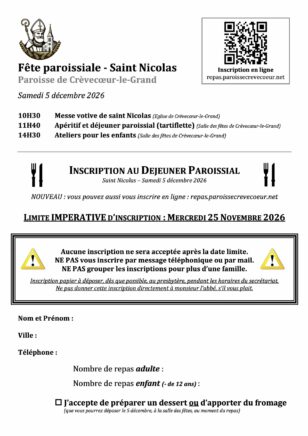 Fête St Nicolas 2026